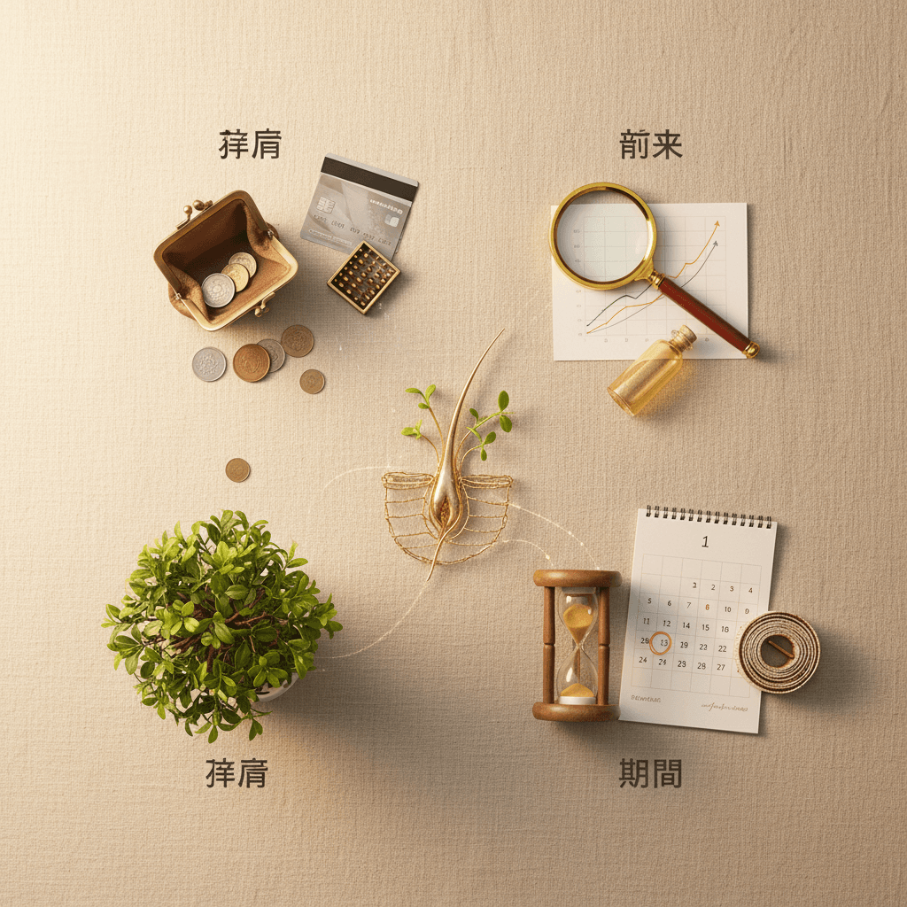 薄毛治療の選択肢まとめ｜費用・効果・期間を比較